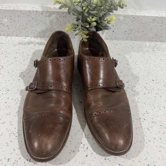 Johnston & Murphy Men's Conard Double Buckle Monk Strap loafers 11.5 AS - Picture 3 of 6